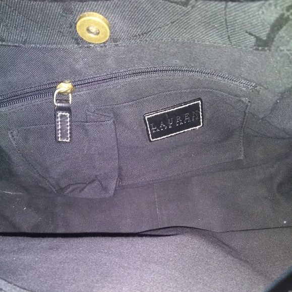 Ralph Lauren Equestrian Hobo Canvas Bag - Picture 8 of 8